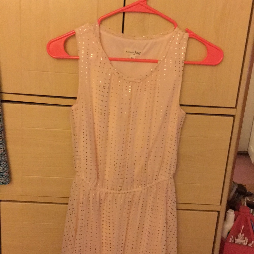Mason Jules blush pink and gold dress